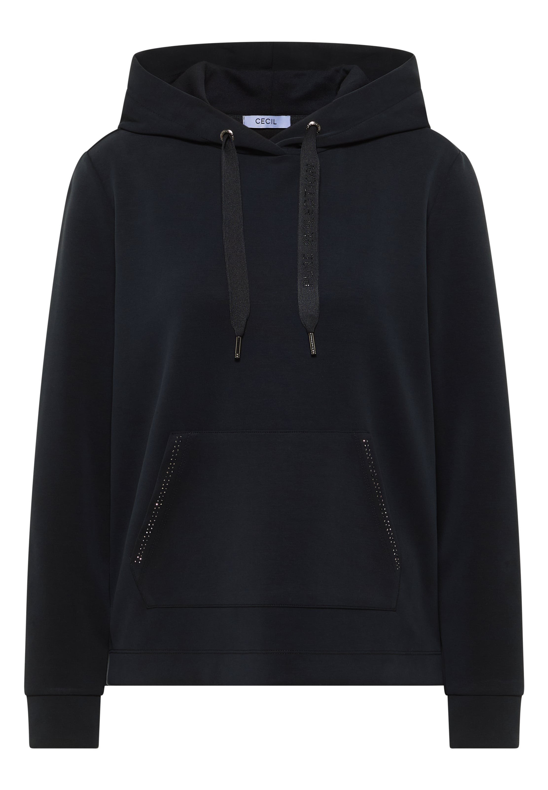 CECIL Sweatshirt in Black: front