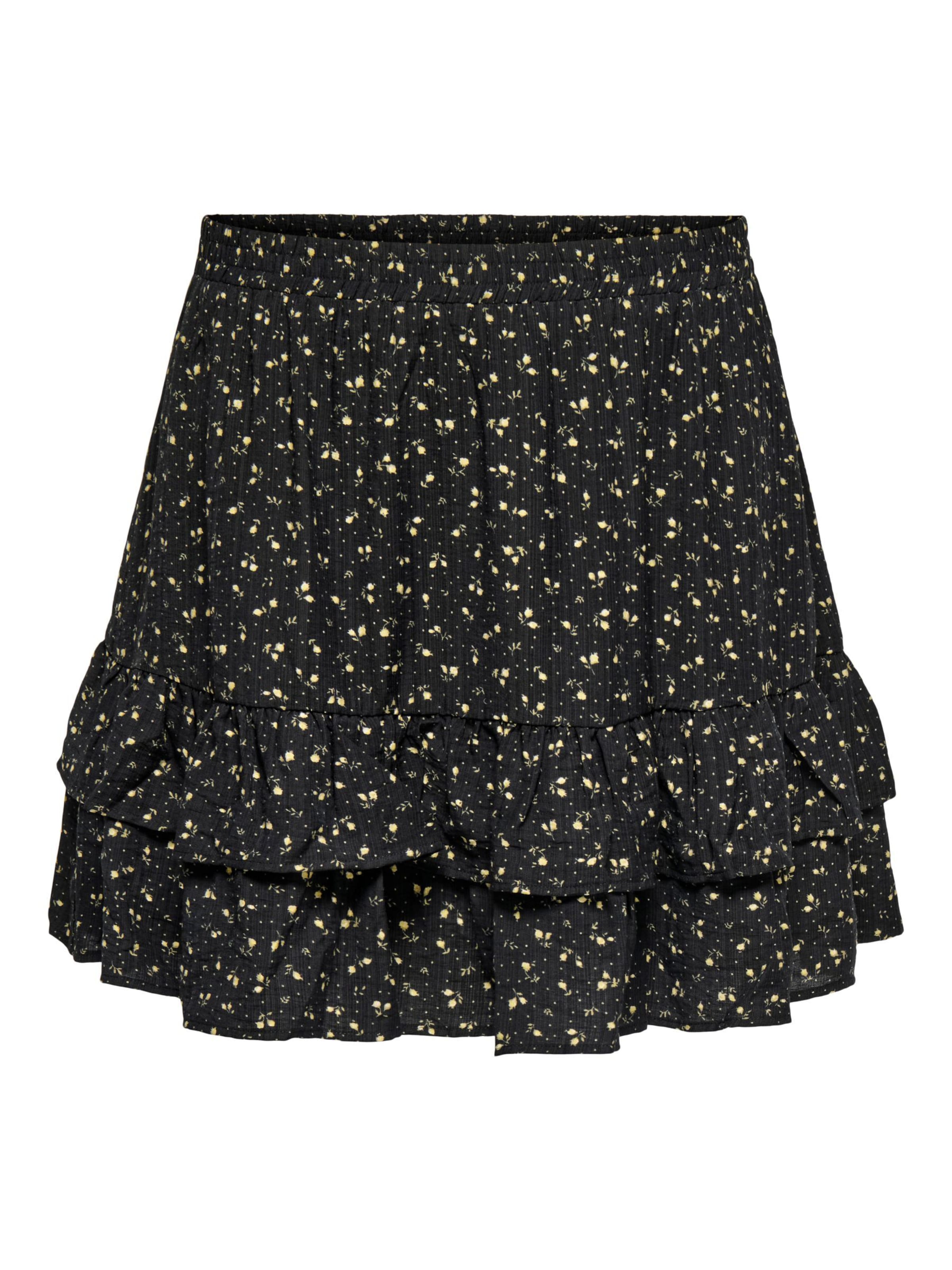 ONLY Carmakoma Rok 'CARAlberthe' in Zwart: voorkant