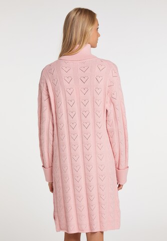 MYMO Knitted dress in Pink