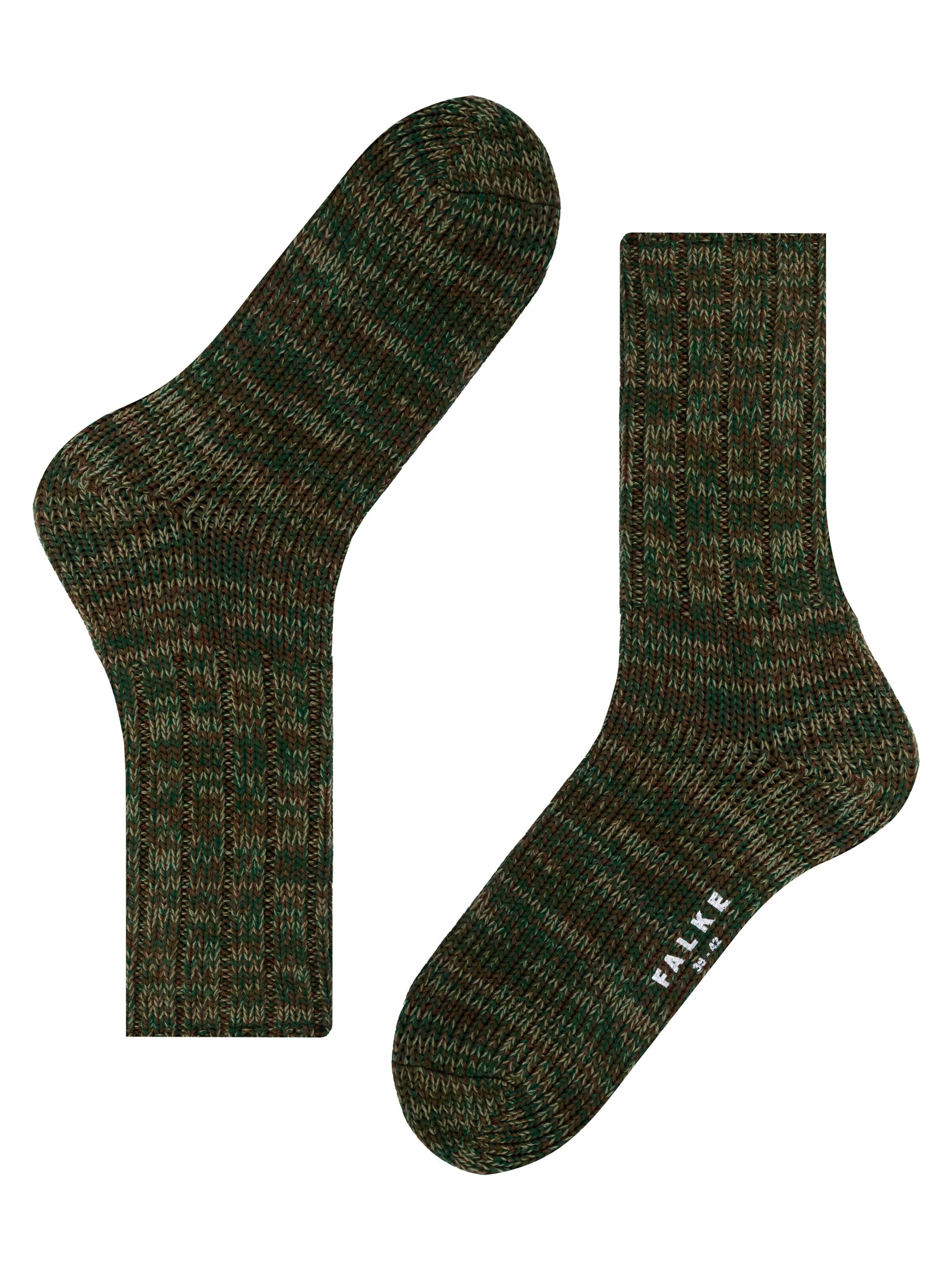 FALKE Socks 'Brooklyn' in Brown: front