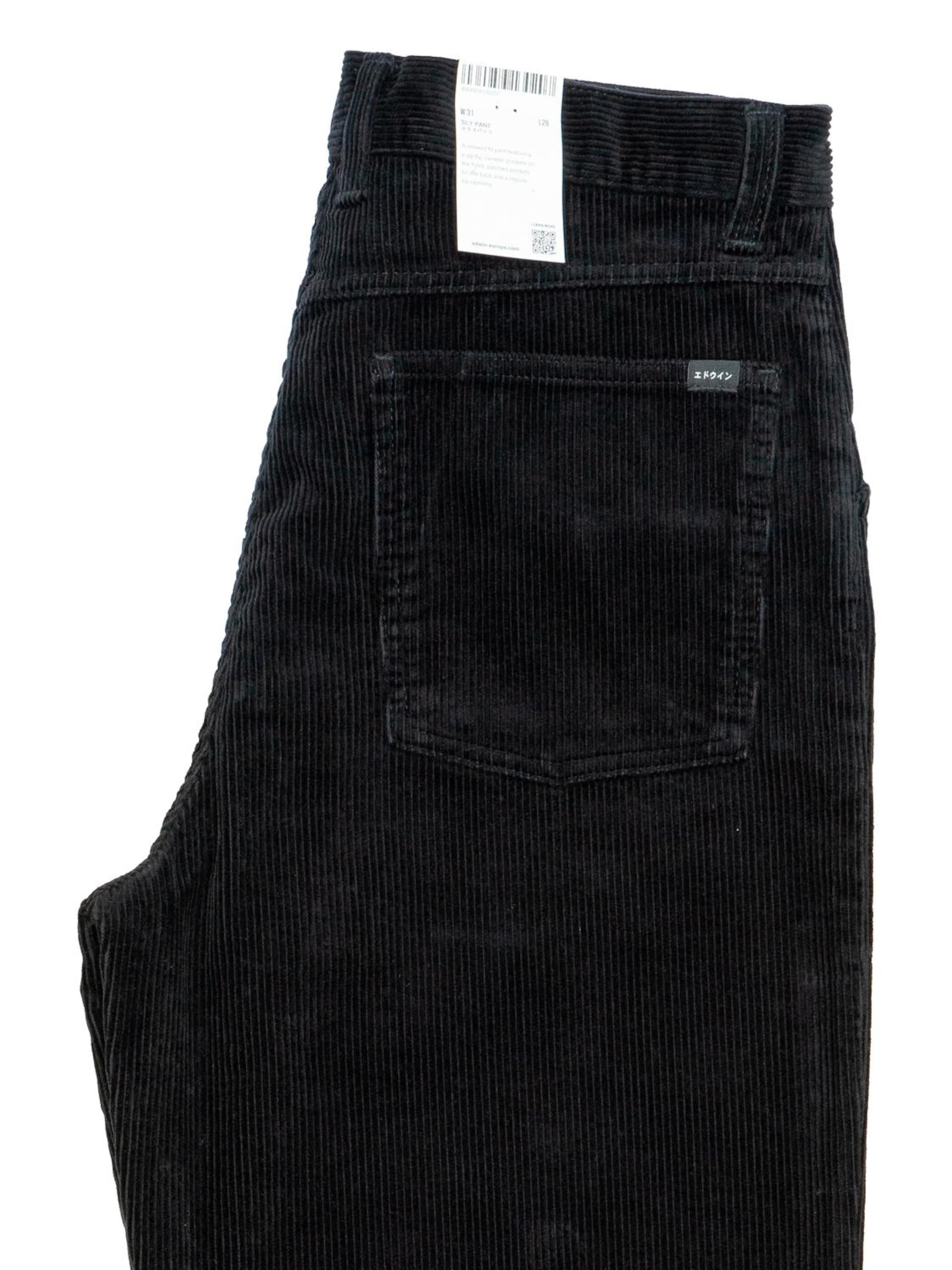 EDWIN Regular Broek in Zwart