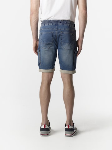 mėlyna KOROSHI Standartinis Darbinio stiliaus džinsai