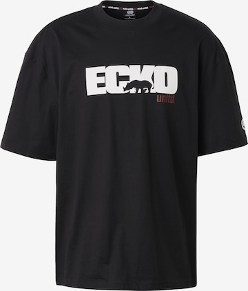 Maglietta di Ecko Unlimited in nero: frontale