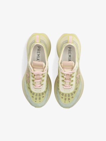 Scarpa stringata di Premiata in verde