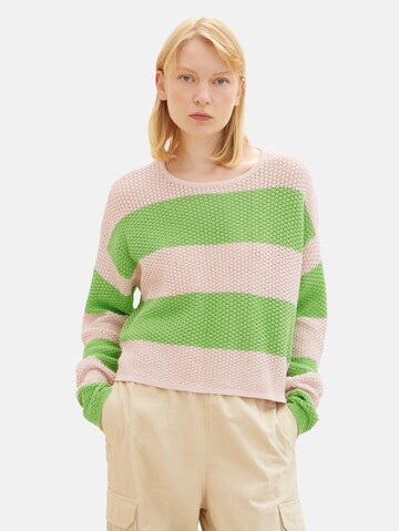 Pullover di TOM TAILOR in rosa: frontale