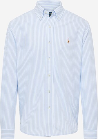 Coupe regular Chemise Polo Ralph Lauren en bleu : devant