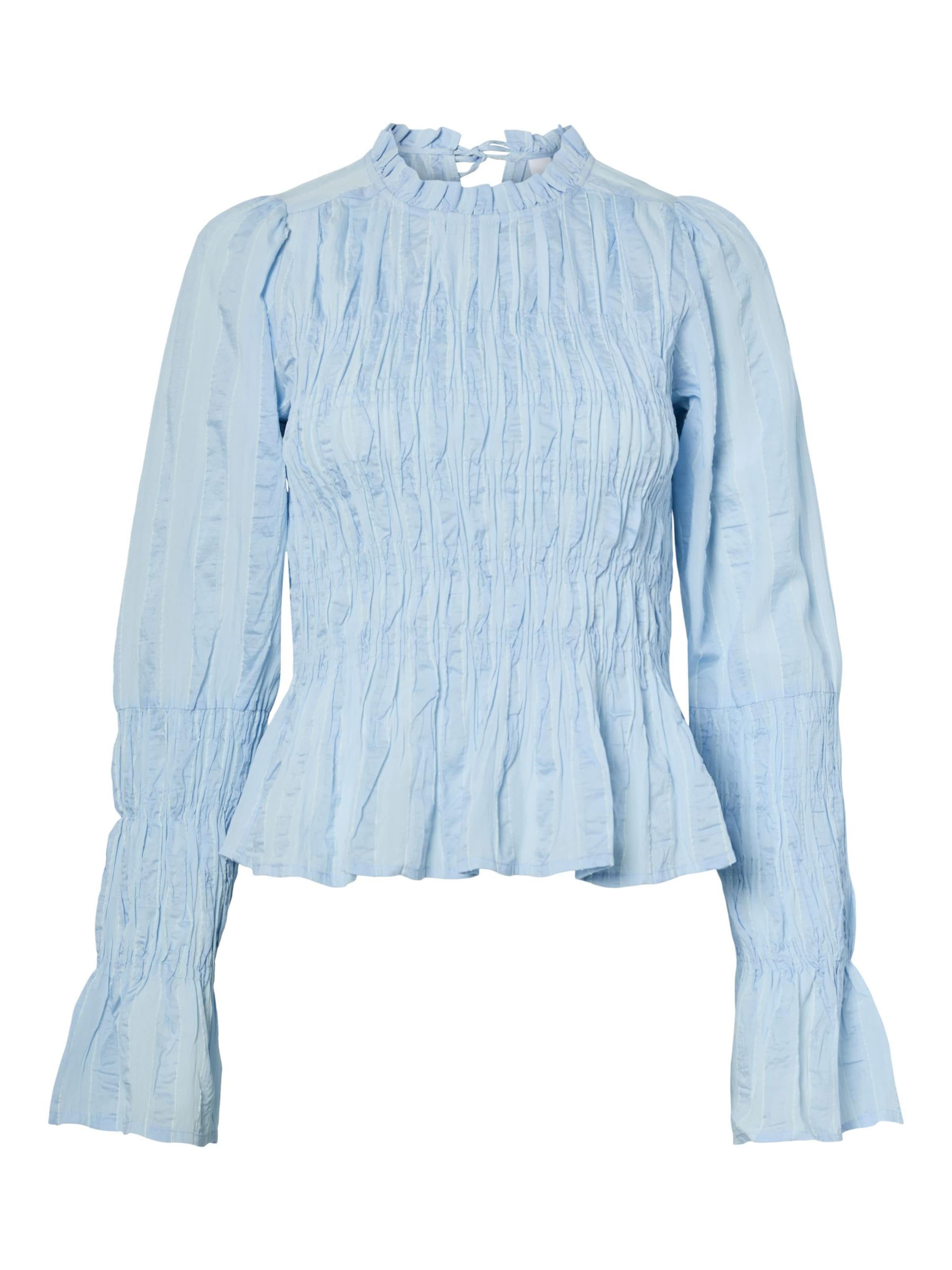 Chemisier 'YASRava Smok' YAS en bleu : devant