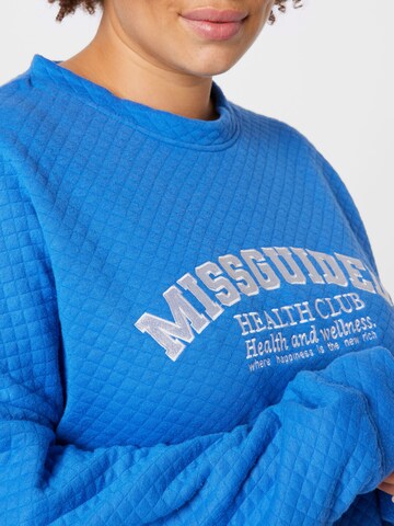 Missguided Plus Sweatshirt in Blue