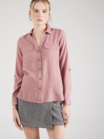 VERO MODA Blouse 'BUMPY' in Pink: front