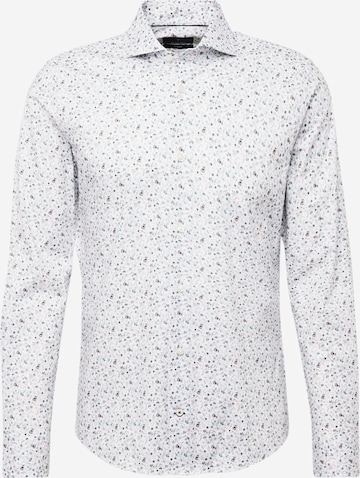 JOOP! Slim fit Button Up Shirt 'Pai' in White: front