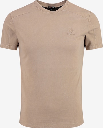 Key Largo Shirt 'MT METROPOL' in Beige: voorkant