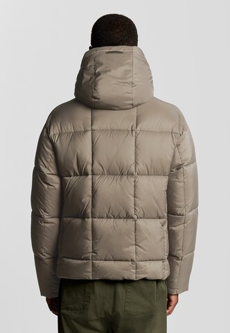 Veste d’hiver 'Square Wadded Cocoon' Lyle & Scott en gris