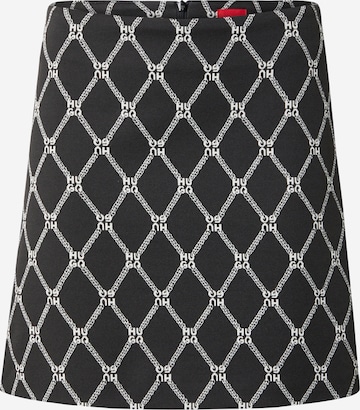 juoda HUGO Sijonas 'Ranela': priekis