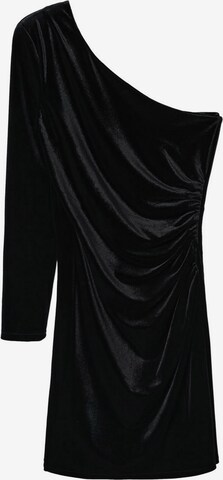 MANGO Koktejlové šaty 'ASIBEL1' – černá: přední strana