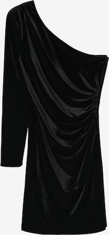 MANGO Kokteilové šaty 'ASIBEL1' - Čierna: predná strana