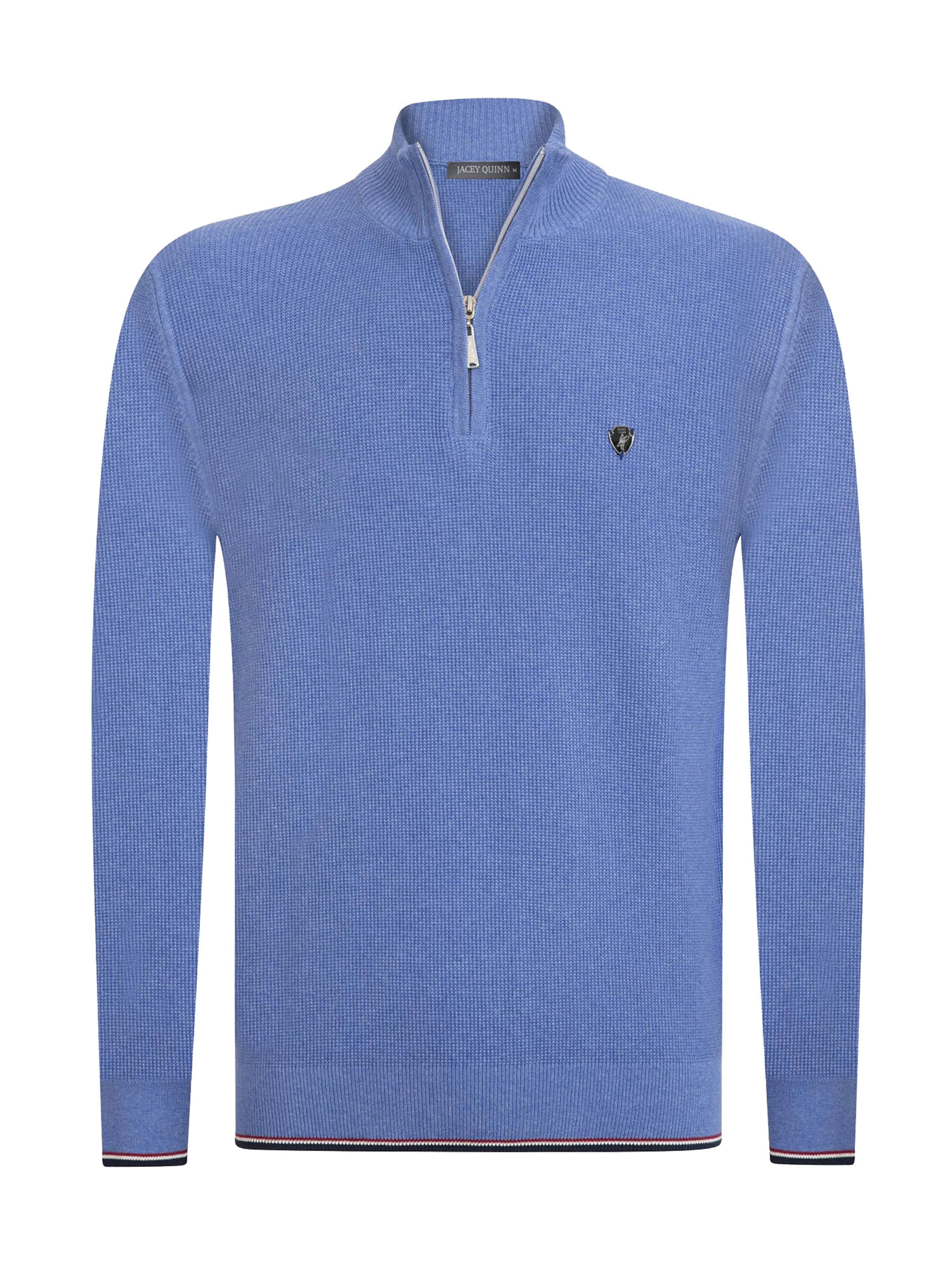 Jacey Quinn - Jersey en azul: frente