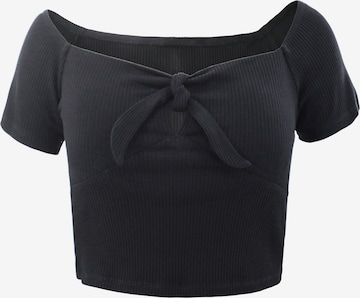 T-shirt AIKI KEYLOOK en noir : devant