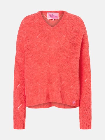 LIEBLINGSSTÜCK Knit Cardigan 'Sölve' in Red