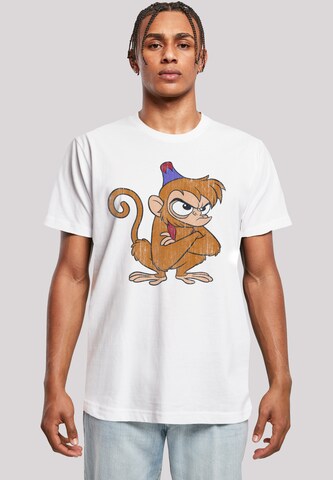 F4NT4STIC Shirt 'Disney Aladdin Classic Angry Abu' in Wit: voorkant