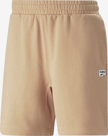 PUMA Regular Shorts  'DOWNTOWN' in Beige: predná strana