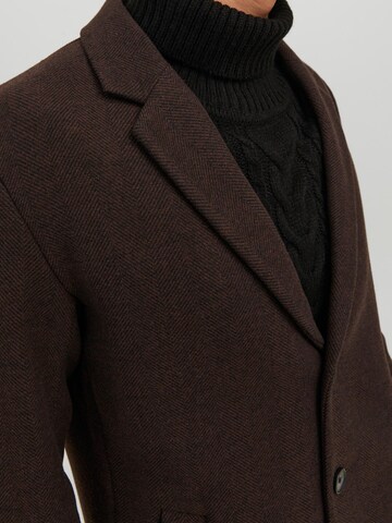 JACK & JONES Between-Seasons Coat 'Morrison' in Brown