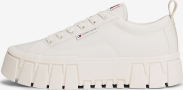 Tommy Jeans Sneakersy niskie w kolorze beżowy: przód