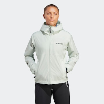 ADIDAS TERREX Outdoorjas in Groen: voorkant