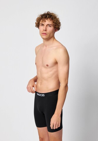 SNOCKS Boxershorts in Schwarz