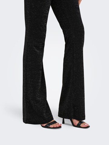 évasé Pantalon 'ONLPaige-Alya' ONLY en noir