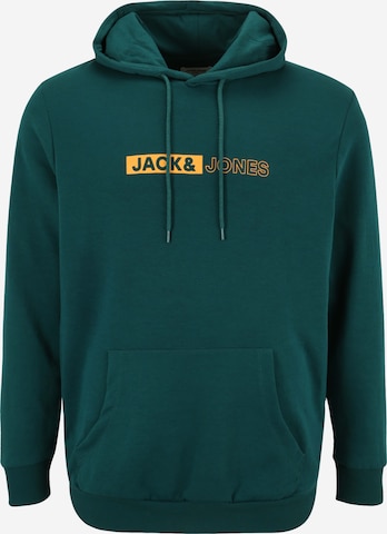Jack & Jones Plus - Sweatshirt 'NEO' em verde: frente