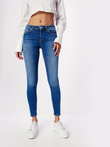 ONLY Skinny Jeans 'YASMIN' in Blauw: voorkant