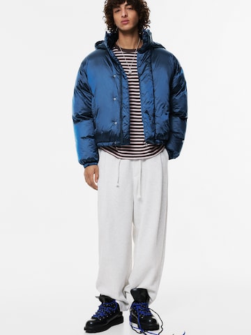 Pull&Bear Zimná bunda - Modrá