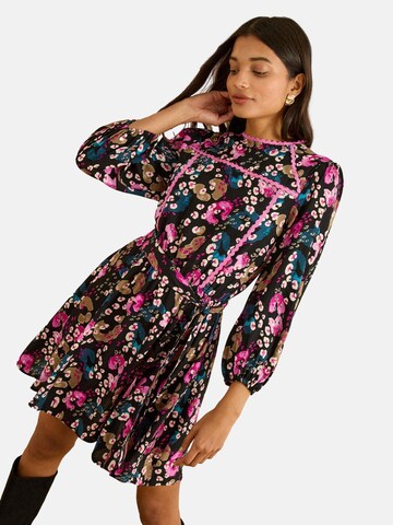 love & roses - Vestido em rosa: frente
