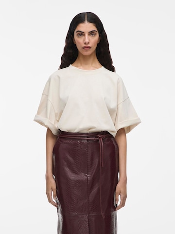 ROUGE EDIT Shirt in Beige: voorkant