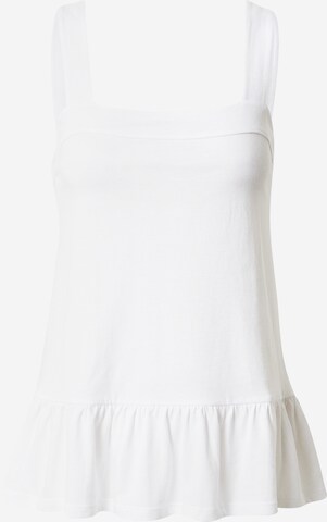 GAP Top 'PEPLUM' in White: front