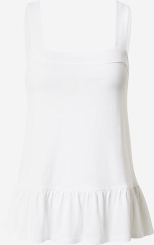 GAP Top 'PEPLUM' in White: front