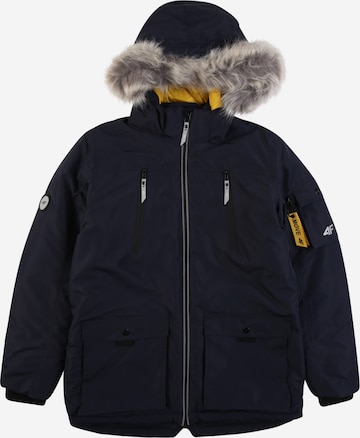 Veste outdoor 4F en bleu : devant