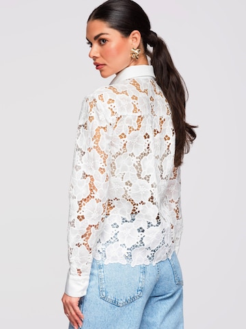 Camicia da donna di Ombre in bianco