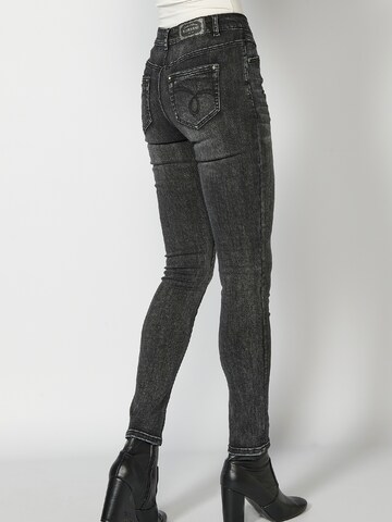 KOROSHI Slimfit Jeans in Zwart