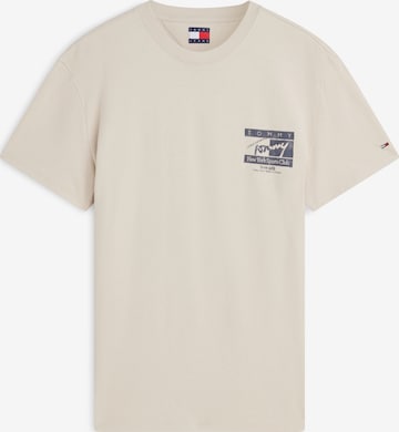 T-Shirt Tommy Jeans en beige : devant