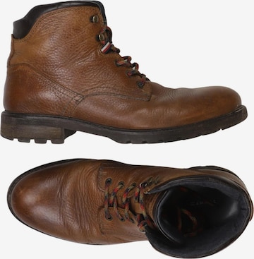 TOMMY HILFIGER Stiefel 43 in Braun: Vorderseite