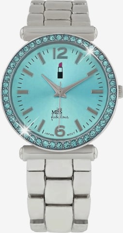 Montre à affichage analogique 'Farbenfroh' Lucardi en argent : devant