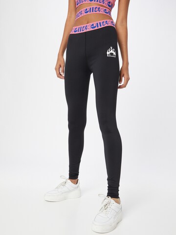 About You x Ellesse Skinny Leggings 'Brigita' in Black: front