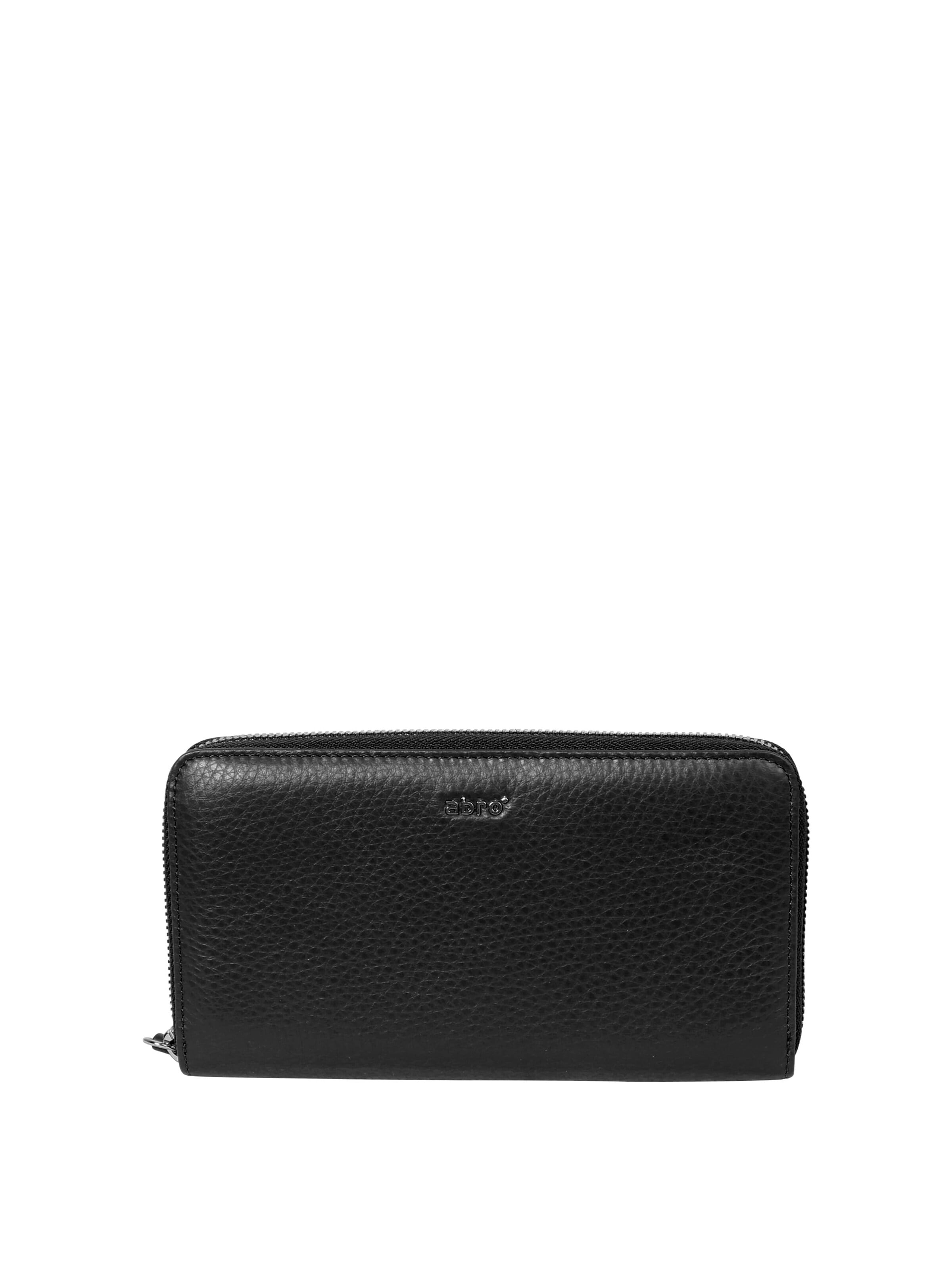 ABRO Wallet 'Geldbörse' in Black: front