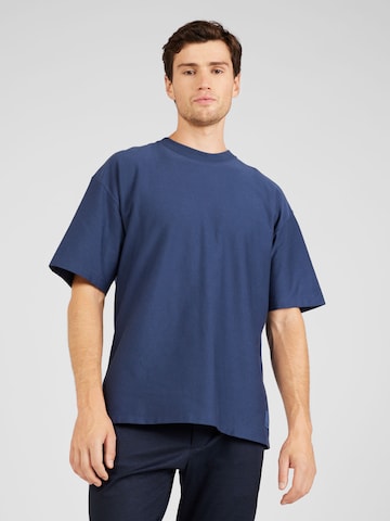 Carhartt WIP - Camisa 'Dawson' em azul: frente