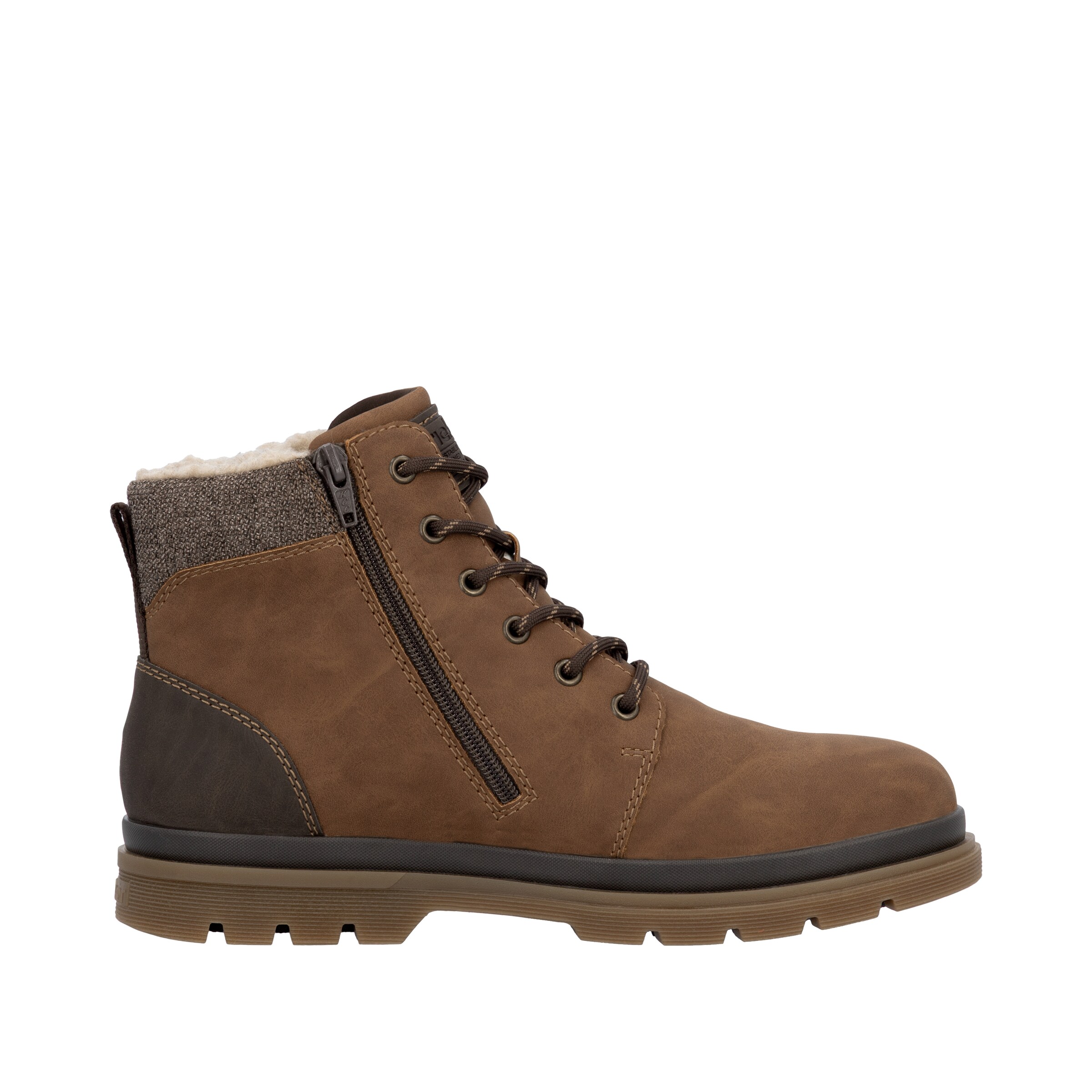 Bottes à lacets 'F7010' Rieker en marron