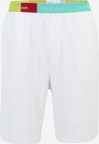 Calvin Klein Underwear Pyjamasbukser i hvid: forside