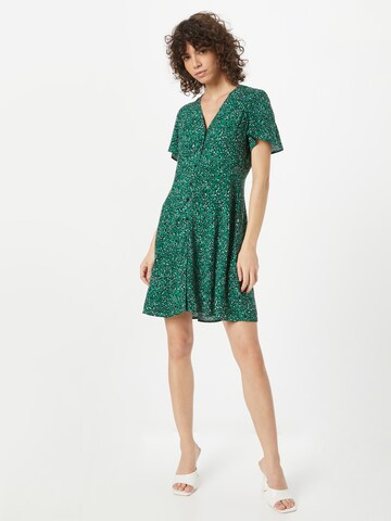 Robe-chemise IKKS en vert