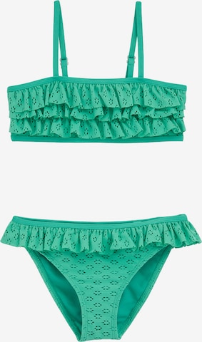 WE Fashion T-Shirt Bikini värissä vihreä: etupuoli