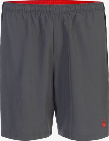 Regular Pantalon de sport Spyder en gris : devant